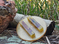 Epoxy Resin Phone holder-yellow with flowers