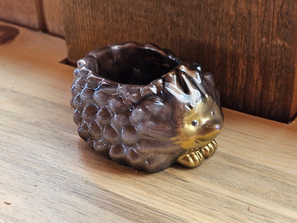 Epoxy Resin Hedgehog Planter