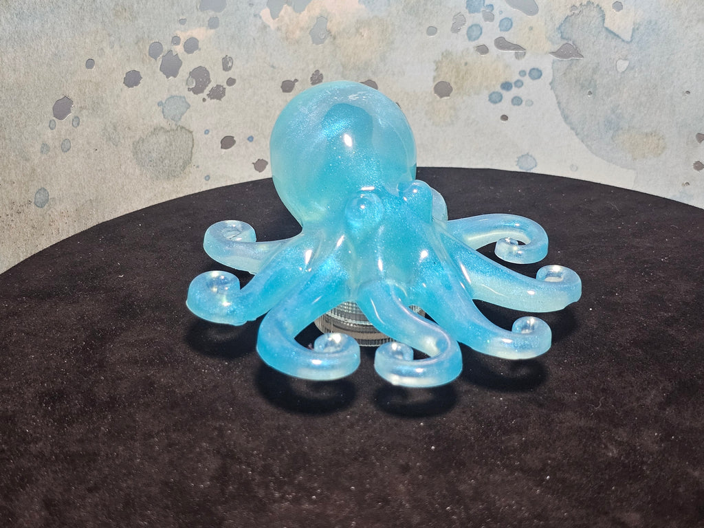 Epoxy Resin Octopus - Blue with light